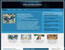 Tablet Screenshot of kidsandteensonline.com